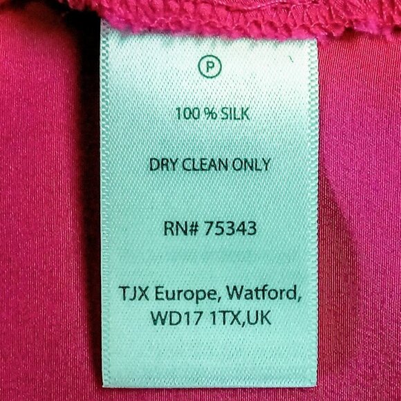 Max Studio Magenta Pink Silk Sleeveless Blouse - Picture 5 of 5
